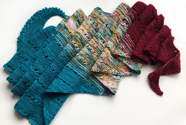 Knitting a Free Your Fade Shawl