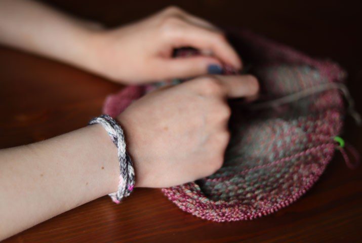 Knitter's Wrap Bracelet